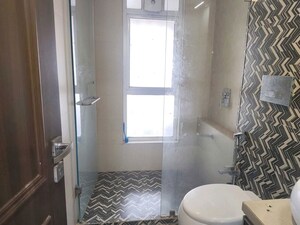 Bathroom in 3 BHK Apartment at Ruparel Ariana, Parel – for Rent
