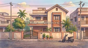  Independent House – Exterior View View at Sima Nagar - for Sale