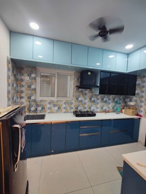 Kitchen in 3 BHK Apartment at Rajapushpa Regalia, Kokapet – for Rent