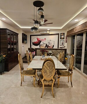 Dining area in 4 BHK Apartment at Maratt Pimento, Jp Nagar – for Sale
