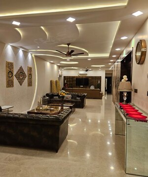 Living Room in 4 BHK Apartment at Maratt Pimento, Jp Nagar – for Sale