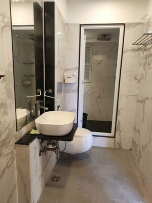 Team Area in 3 BHK Apartment at Ruparel Ariana, Parel – for Rent