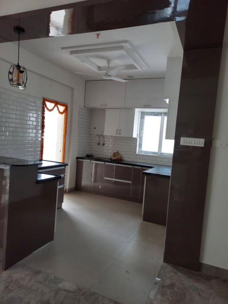 Kitchen, asian-sun-city 3 Bedroom 1900 Sq.Ft. Apartment In Kothaguda Hyderabad 10492092