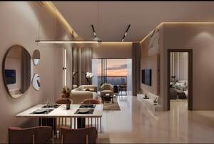 Living Room in 6 BHK Builder Floor at Oberoi Realty Sky Heights, Andheri West – for Sale