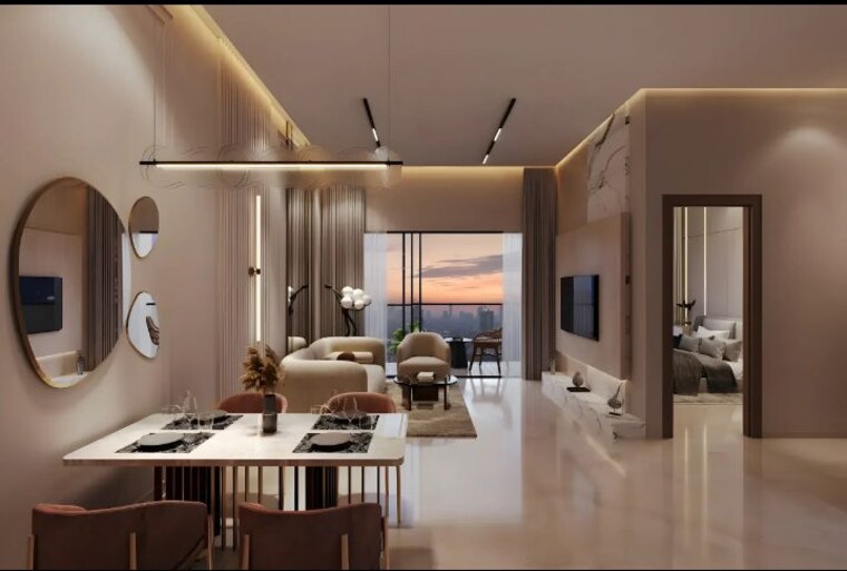 Living Room, oberoi-realty-sky-heights 6 Bedroom 7559 Sq.Ft. Builder Floor In Andheri West Mumbai 10492123
