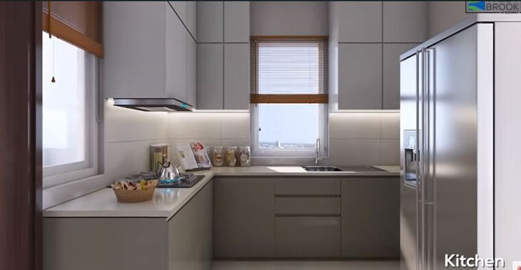 Kitchen, cybercity-west-brook 3 Bedroom 1825 Sq.Ft. Apartment In Kokapet Hyderabad 10492067
