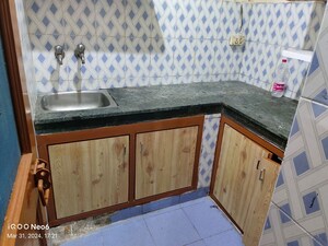 Kitchen in 3 BHK Builder Floor at Panchsheel Enclave – for Rent