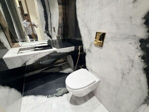 Bathroom in 4 BHK Builder Floor at Greater Kailash ii – for Sale