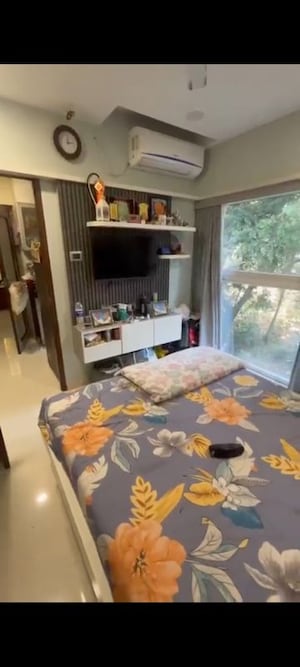Bedroom in 1 BHK Apartment at Gulmohar Sindhi CHS, Chembur – for Rent