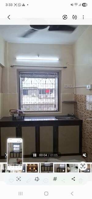 Kitchen in 1 RK Apartment at Vijaykar Wadi – for Rent