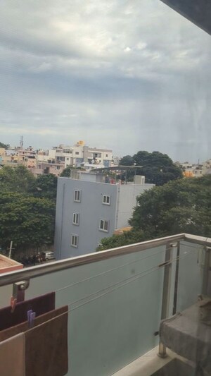 Balcony in 2 BHK Builder Floor at Elite Boulevard, Banaswadi – for Rent