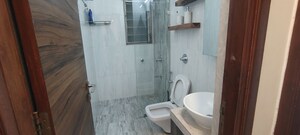Bathroom in 2 BHK Apartment at Romell Aether, Goregaon East – for Rent