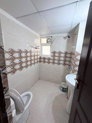 Bathroom in 2 BHK Apartment at Trident Embassy, Sector 1 Greater Noida – for Rent