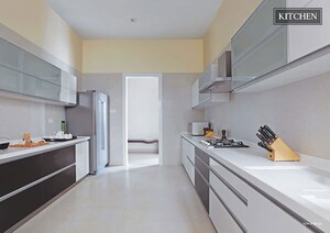 Kitchen in 5 BHK Apartment at L&T Crescent Bay T2, Parel – for Sale