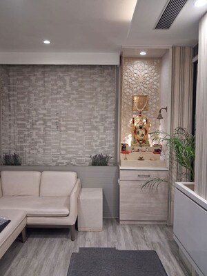 Bathroom in  Office Space at Akshar Business Park, Vashi Sector 19f – for Rent