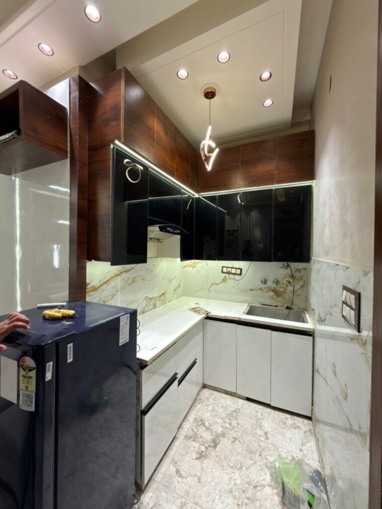Kitchen, dwarka mor 2 Bedroom 540 Sq.Ft. Builder Floor In Dwarka Mor Delhi 10492445