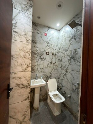 Bathroom in 2 BHK Builder Floor at Dwarka Mor – for Rent