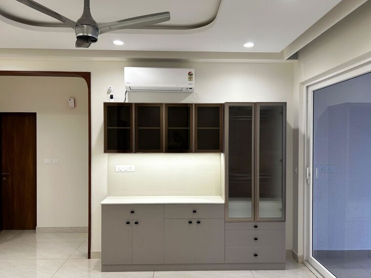 Kitchen, my-home-avatar 3 Bedroom 2000 Sq.Ft. Apartment In Gachibowli Hyderabad 10492453