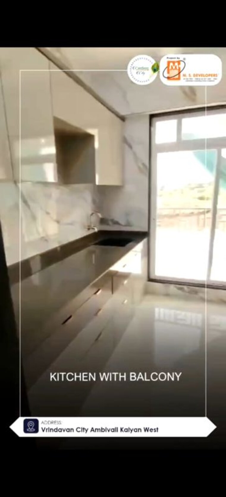 Kitchen, ms-vrindavan-city 1 Bedroom 390 Sq.Ft. Apartment In Ambivali Thane 10492652