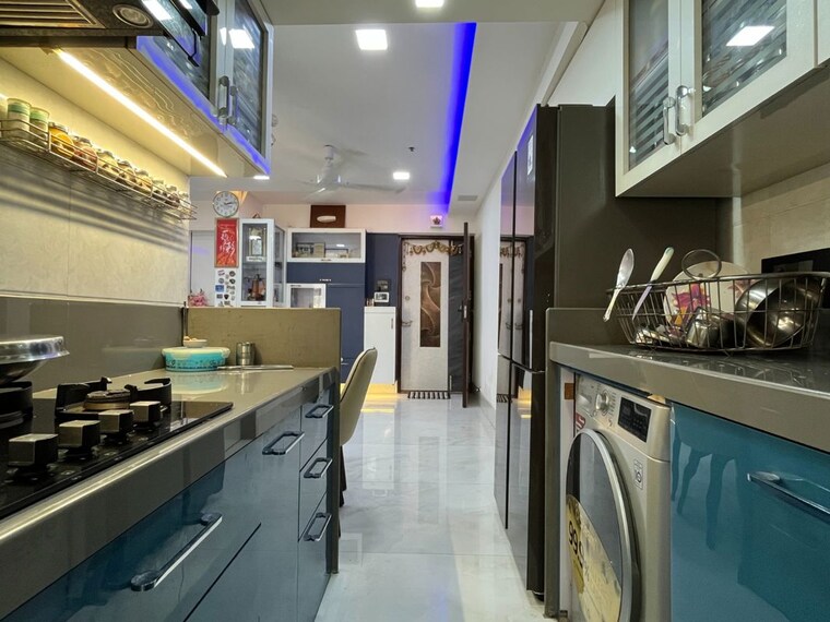 Kitchen, ekta-lake-lucerne 2 Bedroom 780 Sq.Ft. Apartment In Powai Mumbai 10492653
