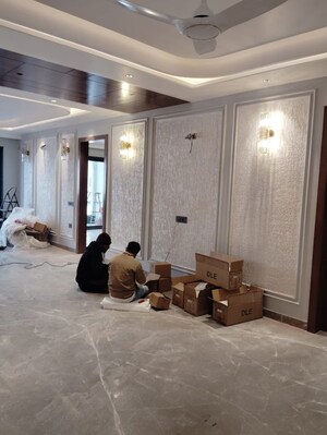 Living Room in 4 BHK Builder Floor at South City 2 – for Sale