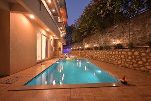Swimming Pool in  Villa at Sandesh Nagar – for Rent