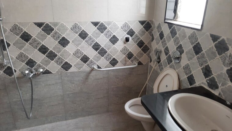 Bathroom, paranjape-athashri-synergy 2 Bedroom 900 Sq.Ft. Apartment In Mahalunge Ingale Pune 10492883