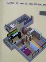 1 BHK 550 Sq.Ft. Apartment in Bapgaon
