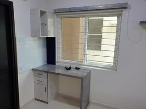 Kitchen in 3 BHK Apartment at Rajapushpa Atria, Gachibowli – for Rent