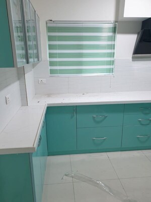 Kitchen in 3 BHK Apartment at Rajapushpa Atria, Gachibowli – for Rent