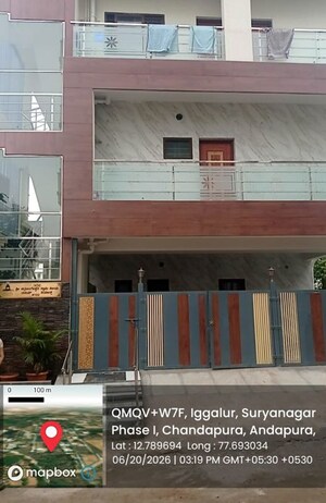 2 BHK Builder Floor For Rent in MDS Sai Sowparnika, Chandapura Anekal Road