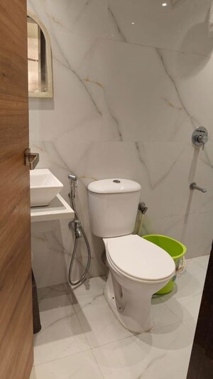 Bathroom in 2 BHK Apartment at Vashi Sector 17 – for Rent