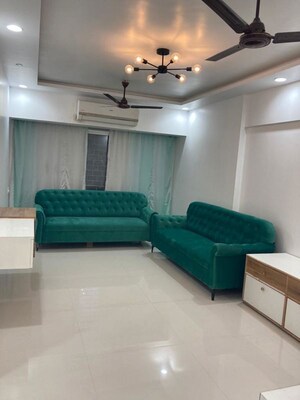 Living Room in 2 BHK Apartment at Vashi Sector 17 – for Rent