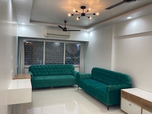 Living Room in 2 BHK Apartment at Vashi Sector 17 – for Rent