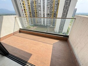 Balcony in 3 BHK Apartment at Lodha Lakeshore Greens, Dombivli East – for Rent