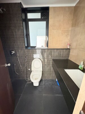 Bathroom in 3 BHK Apartment at Lodha Lakeshore Greens, Dombivli East – for Rent