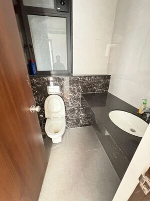 Bathroom in 3 BHK Apartment at Lodha Lakeshore Greens, Dombivli East – for Rent