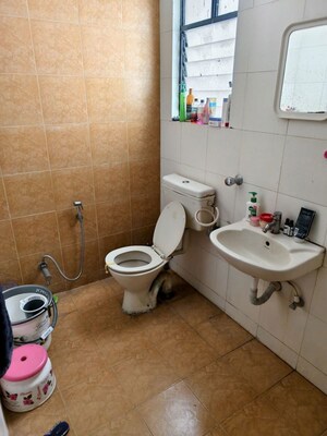 Bathroom in 2 BHK Apartment at Vilas Javadekar Palash 2e, Wakad – for Rent