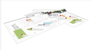 3 BHK Apartment – Map Location View at Krisumi Waterfall Residences, Sector 36a - for Sale