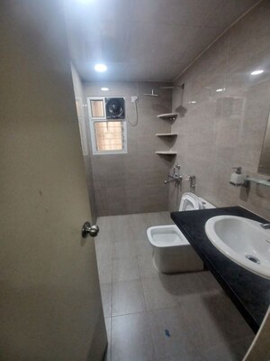 Bathroom in 3 BHK Apartment at Brigade Gardenia, Jp Nagar – for Rent