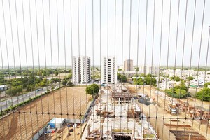 Balcony in 4 BHK Apartment at Vavol – for Rent