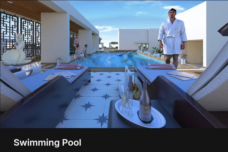 Swimming Pool, mansarovar 2 Bedroom 979 Sq.Ft. Apartment In Mansarovar Jaipur 10493211