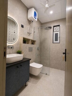 Bathroom in 1 BHK Apartment at Kashish Manor One, Sector 111 – for Sale