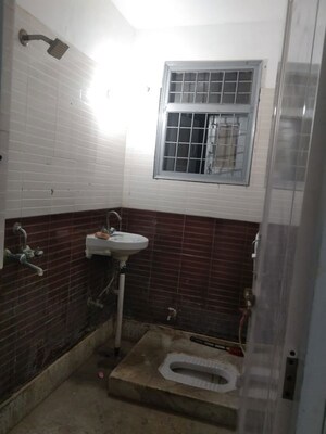 Bathroom in 2 BHK Builder Floor at Vasant Kunj – for Rent