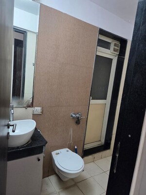 Bathroom in 2 BHK Apartment at Rustomjee Athena, Majiwada – for Rent