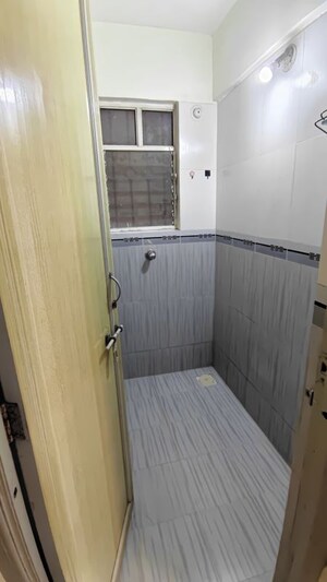 Bathroom in 1 BHK Apartment at Goel Ganga Osian Park, Katraj – for Rent