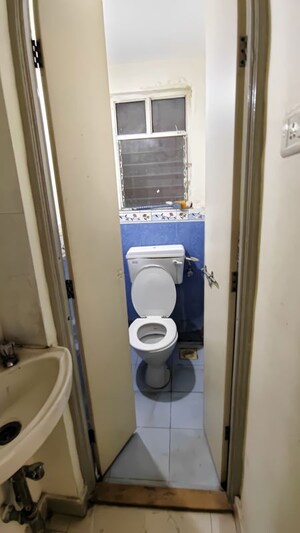 Bathroom in 1 BHK Apartment at Goel Ganga Osian Park, Katraj – for Rent
