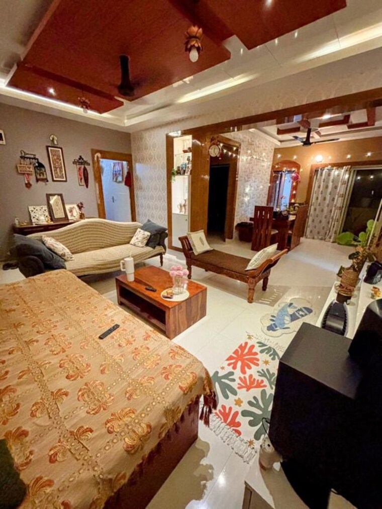 Living Room, victorian-view 3 Bedroom 1465 Sq.Ft. Apartment In Whitefield Bangalore 10493374
