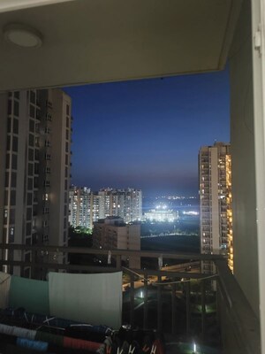 Living Room in 3 BHK Apartment at Adani M2K Oyster Grande, Sector 102 – for Sale