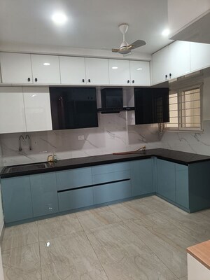 Kitchen in 3 BHK Apartment at Lakshmi Cadillac, Kondapur – for Rent